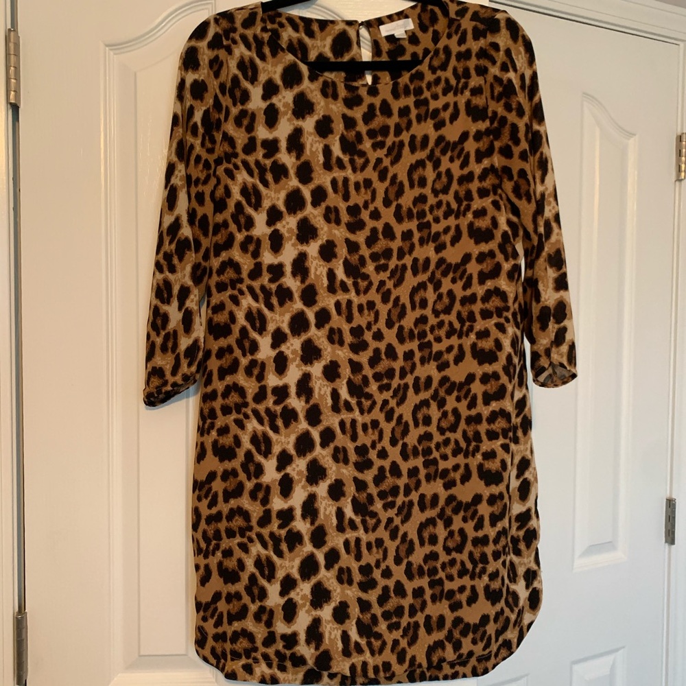 Leopard Print Dress Size M